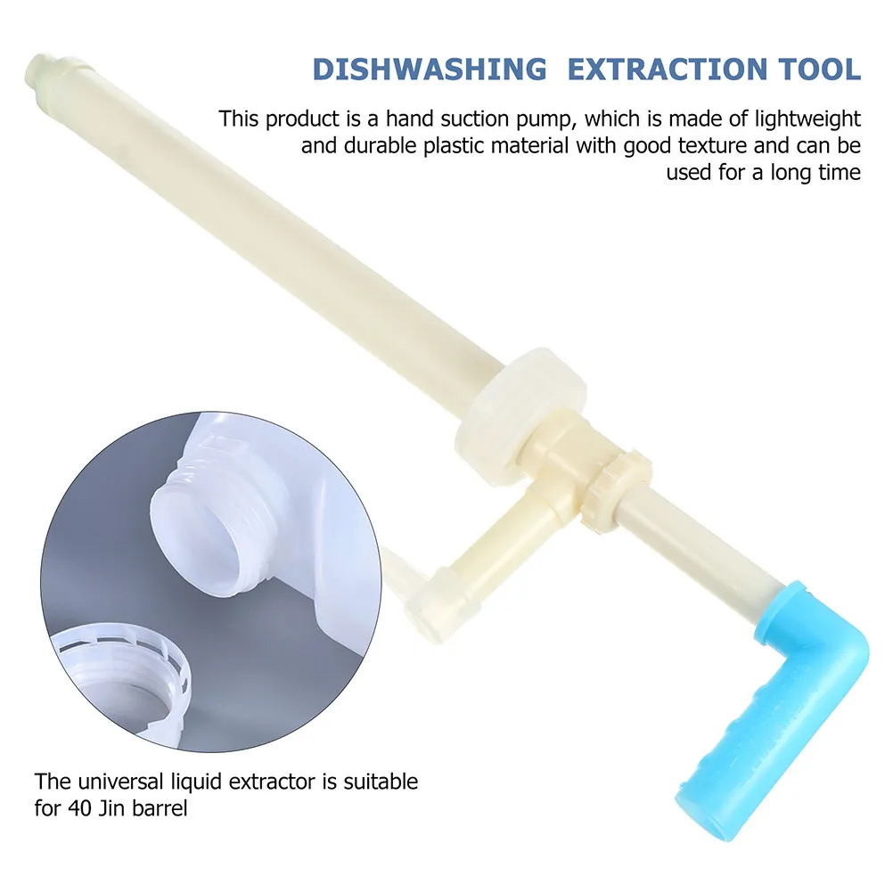 2Pcs Manual Hand Oil Pump Transfer Tool Efficient Fuel Fluid Extractor Portable Liquid Sucker Pump Gas Transfer Emergency
