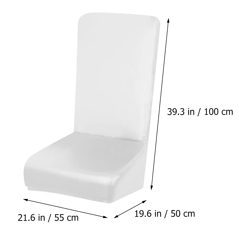 

Chair Cover Waterproof Pu Simple Elastic Design For Home Party Banquet Dining Table Slipcover Decor Accessory