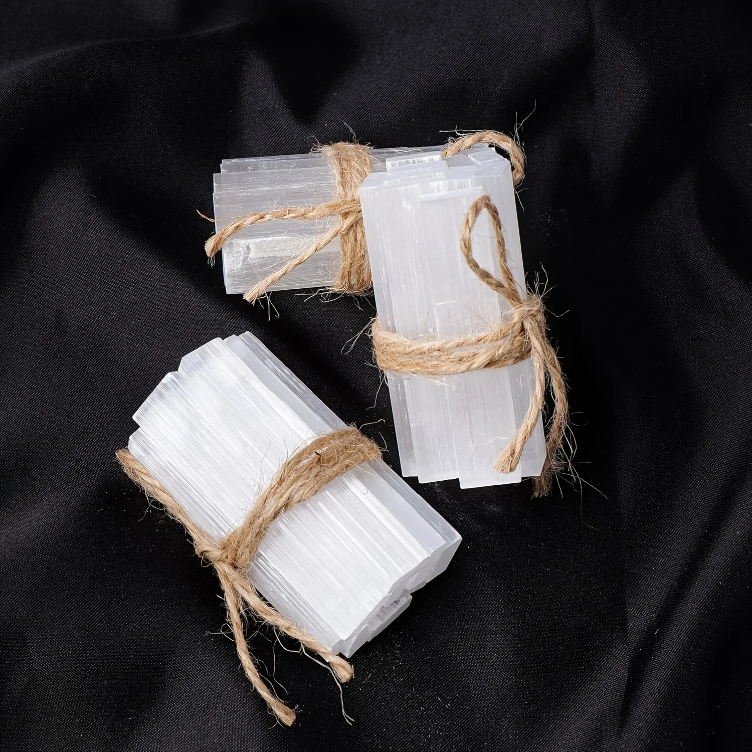 10/25/30pcs Natural selenite gypsum, Selenite Wand, Natural Selenite Sticks, Natural Selenite Wand Rough Stone Selenite Stick