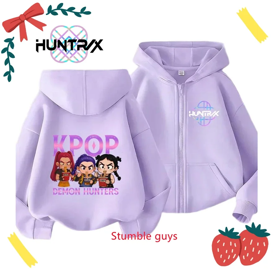 

Kpop Kimetsu No Yaiba Kids Zipper Hoodie Spring Autumn Soft Warm Boys Girls Clothes Weekend Wear Sweatshirt