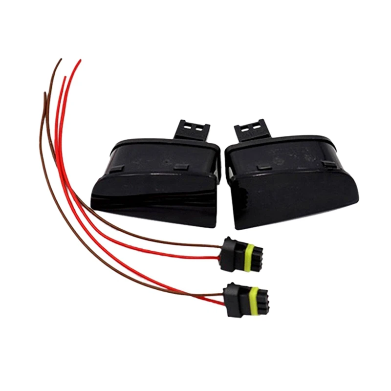 Espelho traseiro do carro Side Lane Assist Light, lâmpada indicadora com chicote de fios para Passat B8 Variant 15-16, 3GD949145, 3GD949146