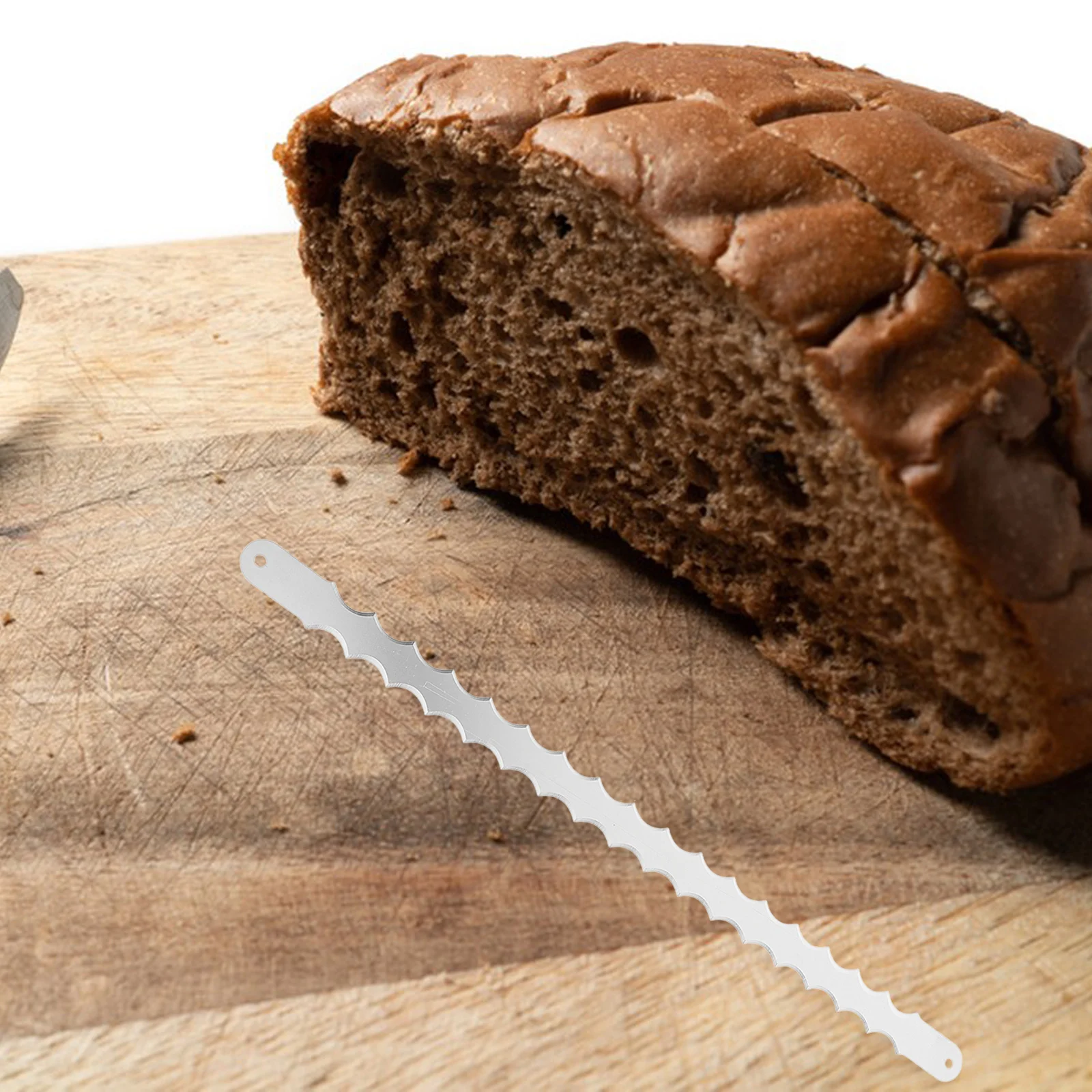 

2Pcs Bread Blade Replacement Stainless Steel Serrated Blades for Bread Cutter Cake Pizza Toast Cutter Accessories