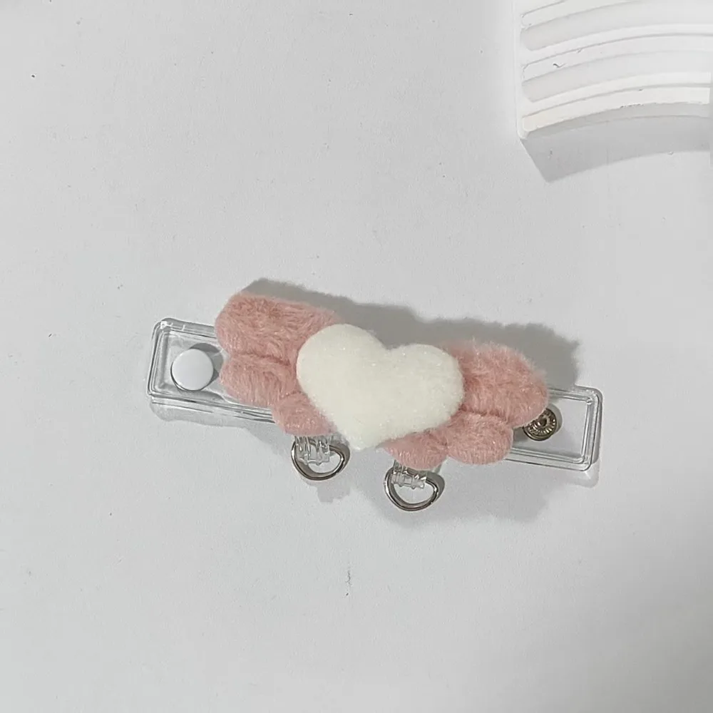 Cute Heart Bag Hanging Buckle Cloud Transparent Bag Extender Buckle DIY Wing Bag Accessories Gift