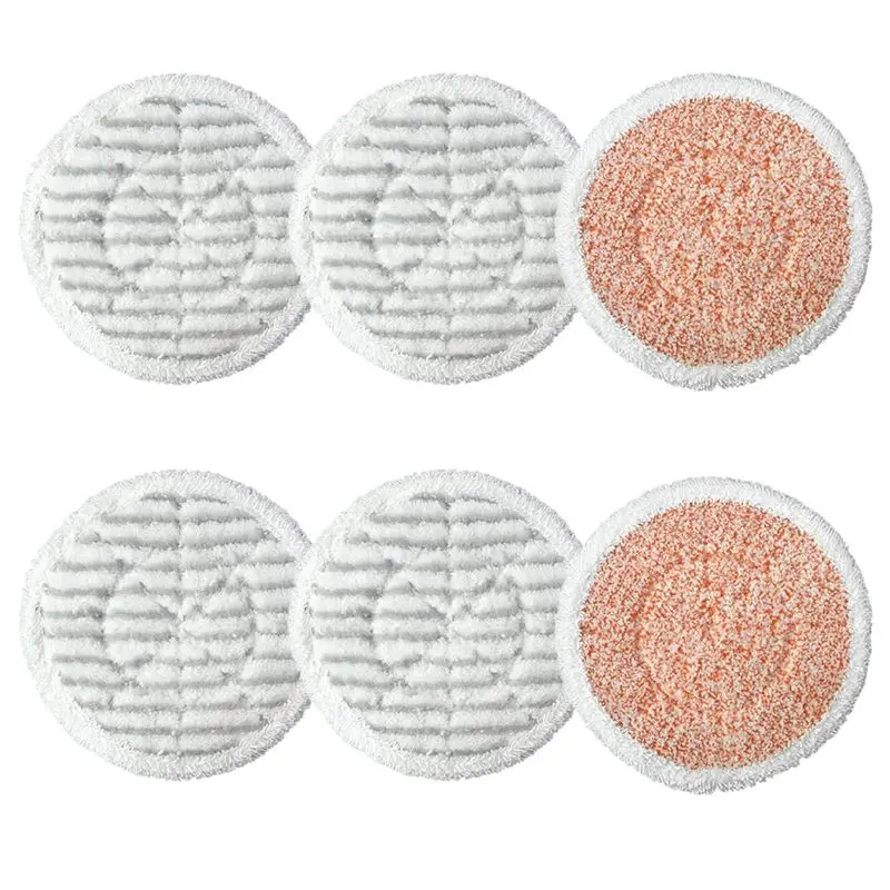 

BAAU 6 Pcs Mop Pad Mop Cloth Pads Compatible For Shark S7000 S7001 T2 T21 U6002 Steam Mop Part
