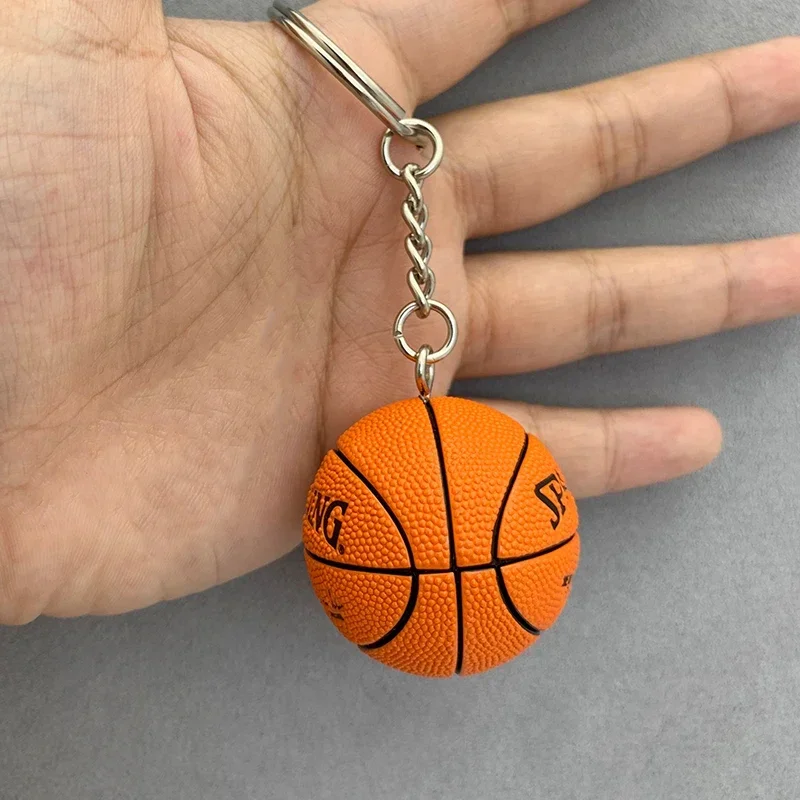 PVC Keychain Basketball Match Team Souvenirs Key Ring for Men Boy Friend Fans Collectible gifts