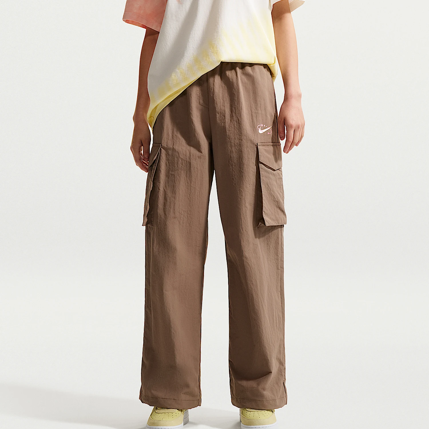 Nike genuine Sportswear women's sun protection mid waist workwear pants IR7567-214