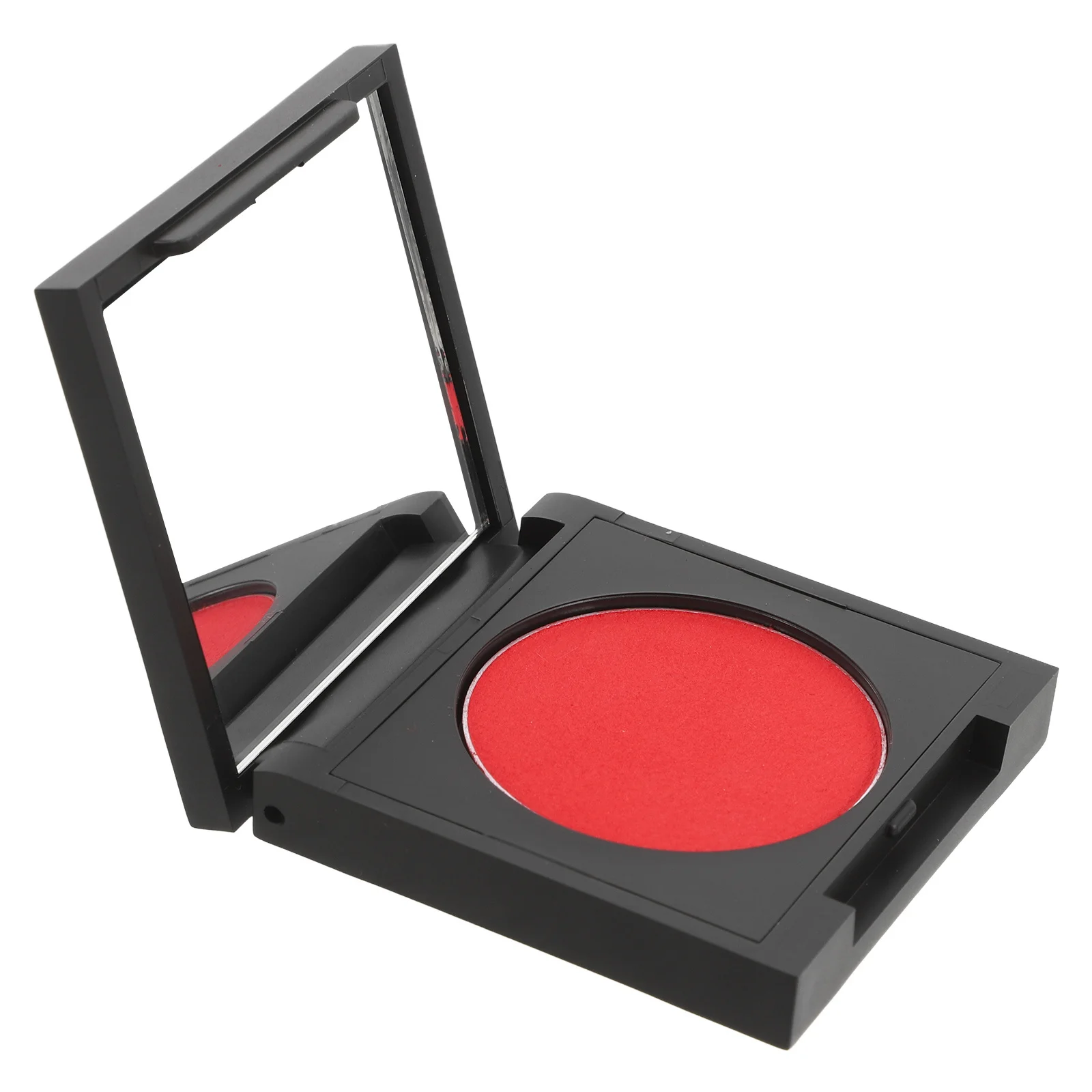 Fard à paupières monochrome, pigment élevé, finition scintillante longue durée pour le maquillage professionnel quotidien, rouge violacé