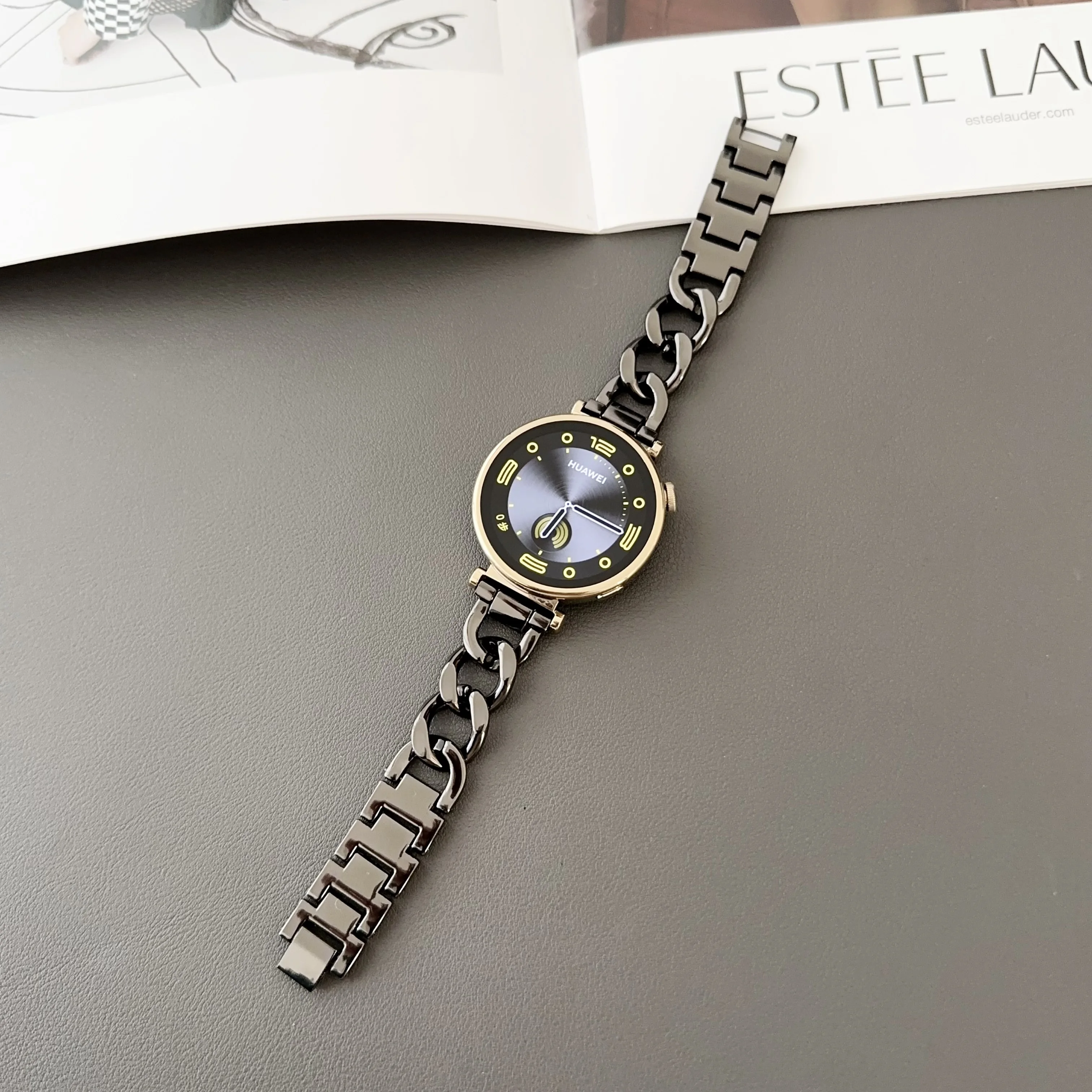18mm 22mm 20mm Uhrenarmband für Samsung Galaxy Watch 7/6/5/4/3 S3 Active2 Huawei Watch GT 6 Pro GT5 GT4 GT3 2 Edelstahlarmband – Detail 10