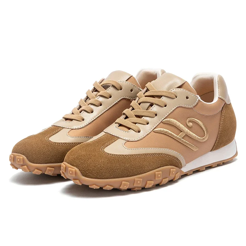 Woman casual shoes spring and summer running net non-slip wear-resistant oxfords bottom lace-up casual sneakers balance shoes