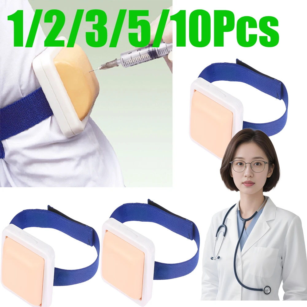 

Removable Injection Pad for Nurses And Medical Students Plastic Intramuscular Training Practice Mat Model 1/2/3/5/10Pcs Set