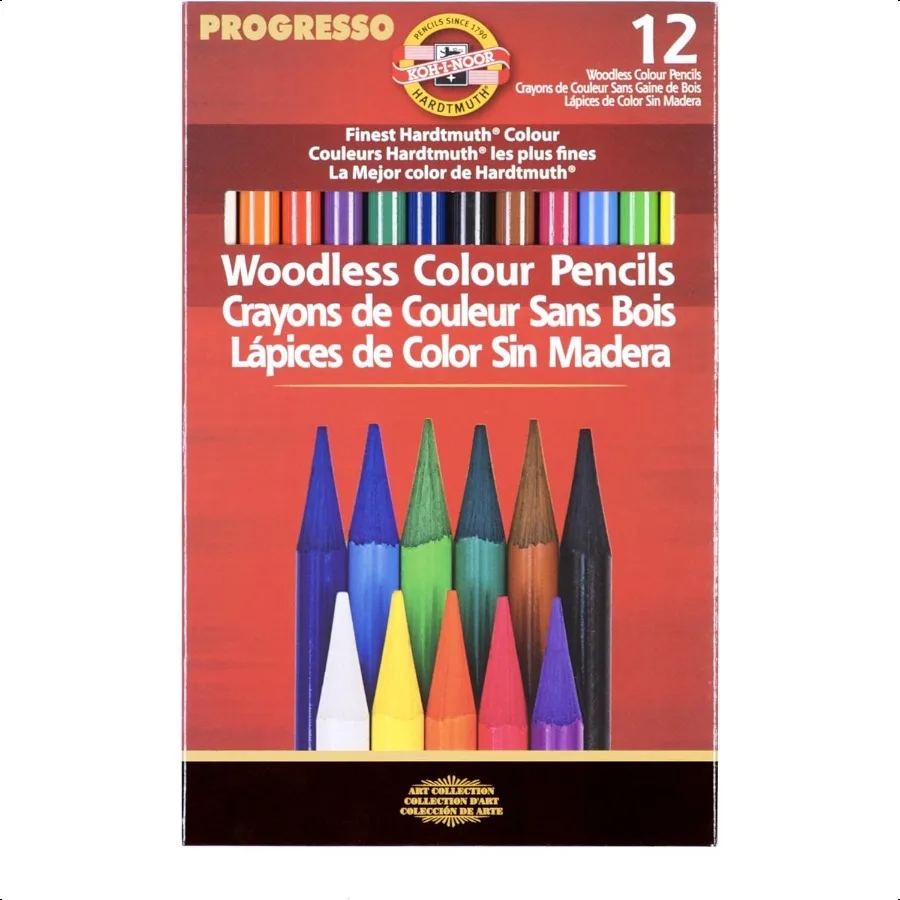 

Progro Woodl Colored 12Pencil Set Assorted Colored Pencils FA8756.12