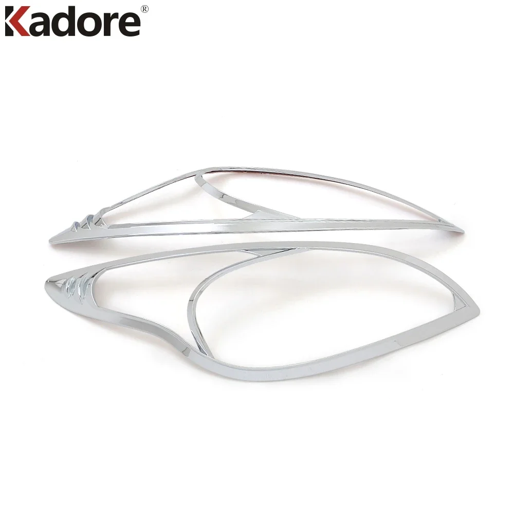 For Hyundai i30 Elantra Touring 2008 2009 2010 2011 Chrome Headlight Cover Trims Front Head Light Lamp Hood Car Styling 2pcs