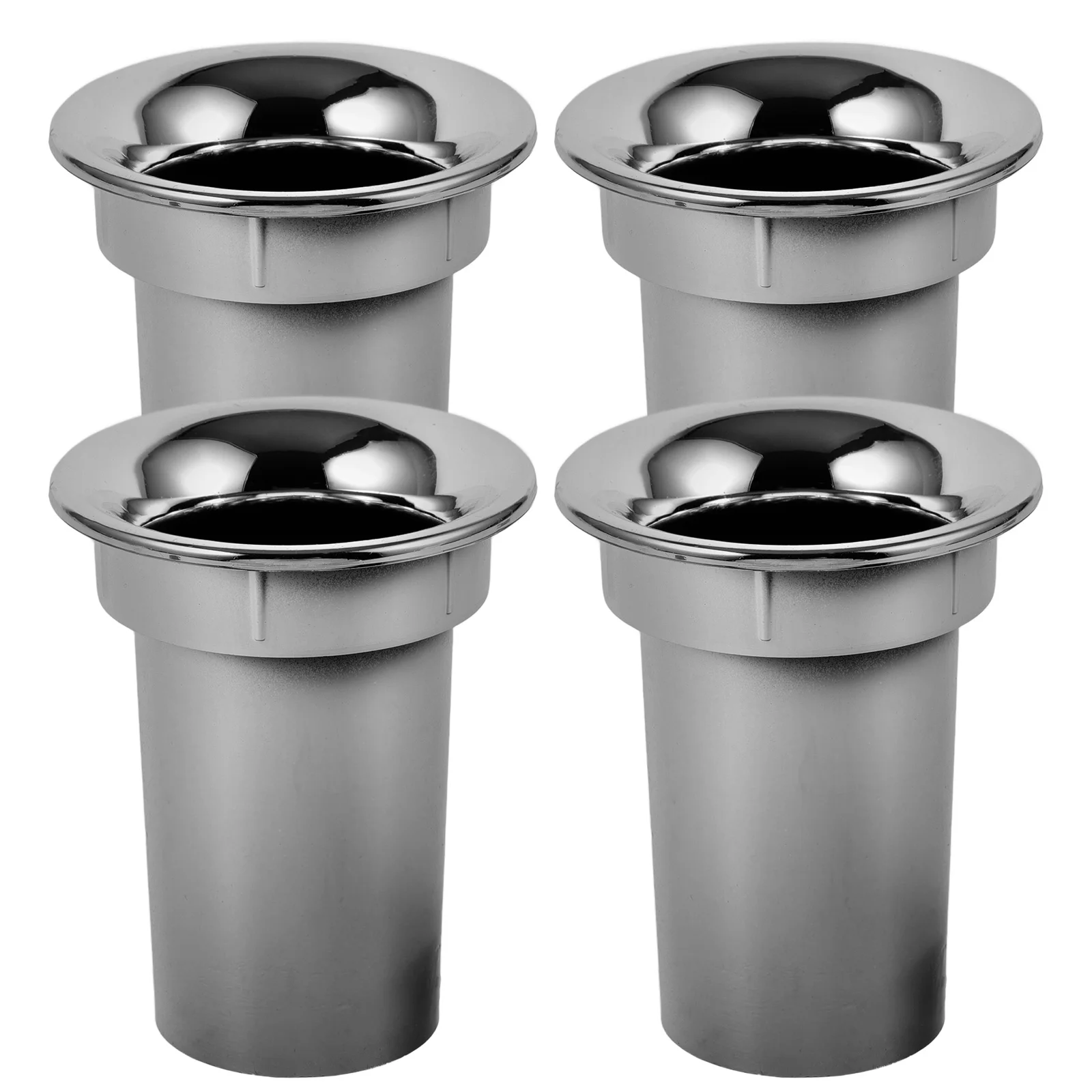 

4 Pcs Port Tubes 44mm Silver Plated Sound Outlet Accessories for Home Bar Stage Speaker Vent Tube Subwoofer Ports Speaker Box