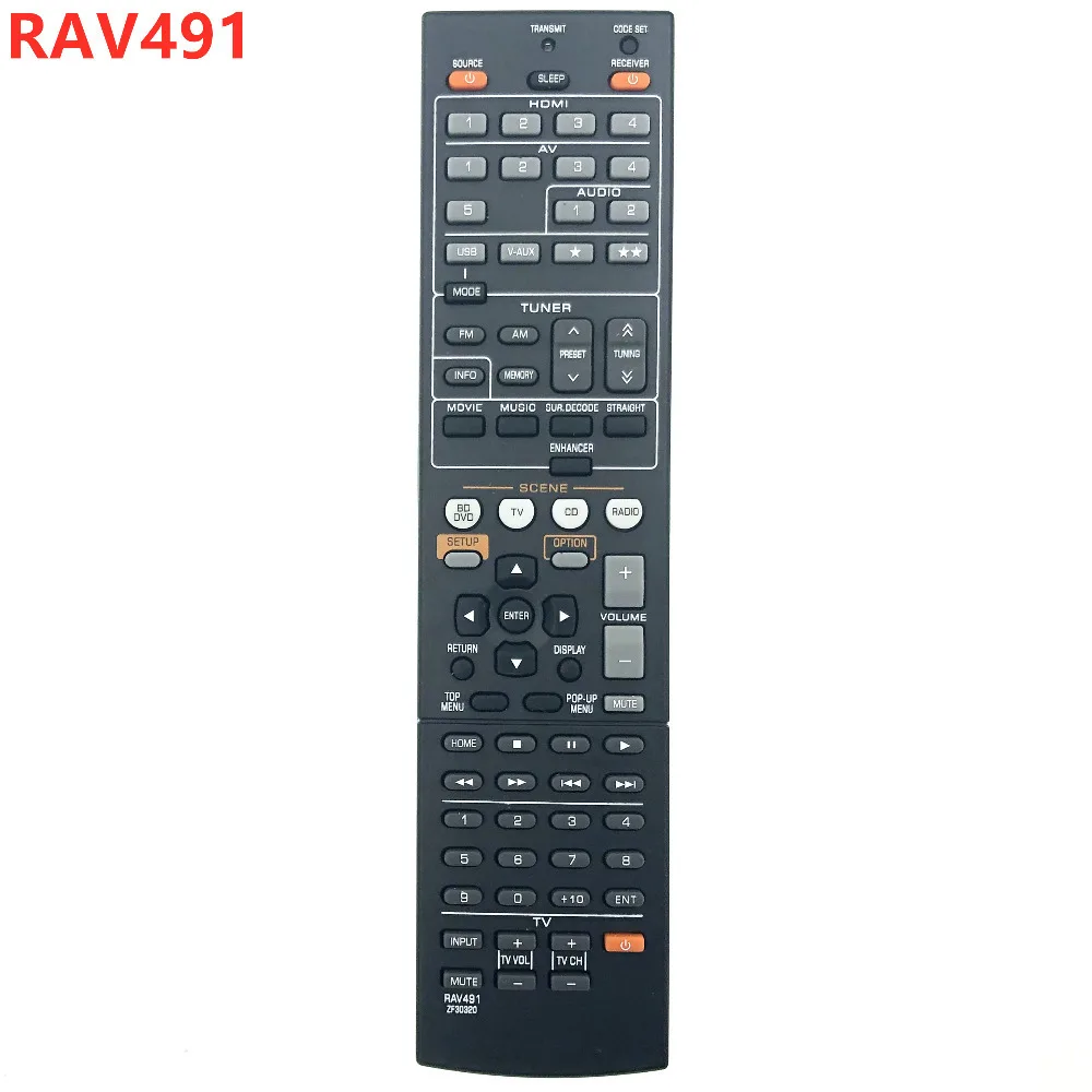 

YZBOZHOU RAV491 ZF30320 Replacement Remote Control For YAMAHA HTR-3064 HTR-4064 HTR-5065 RX-V367 RX-V371 RX-V465 RX-V671 RX-V771