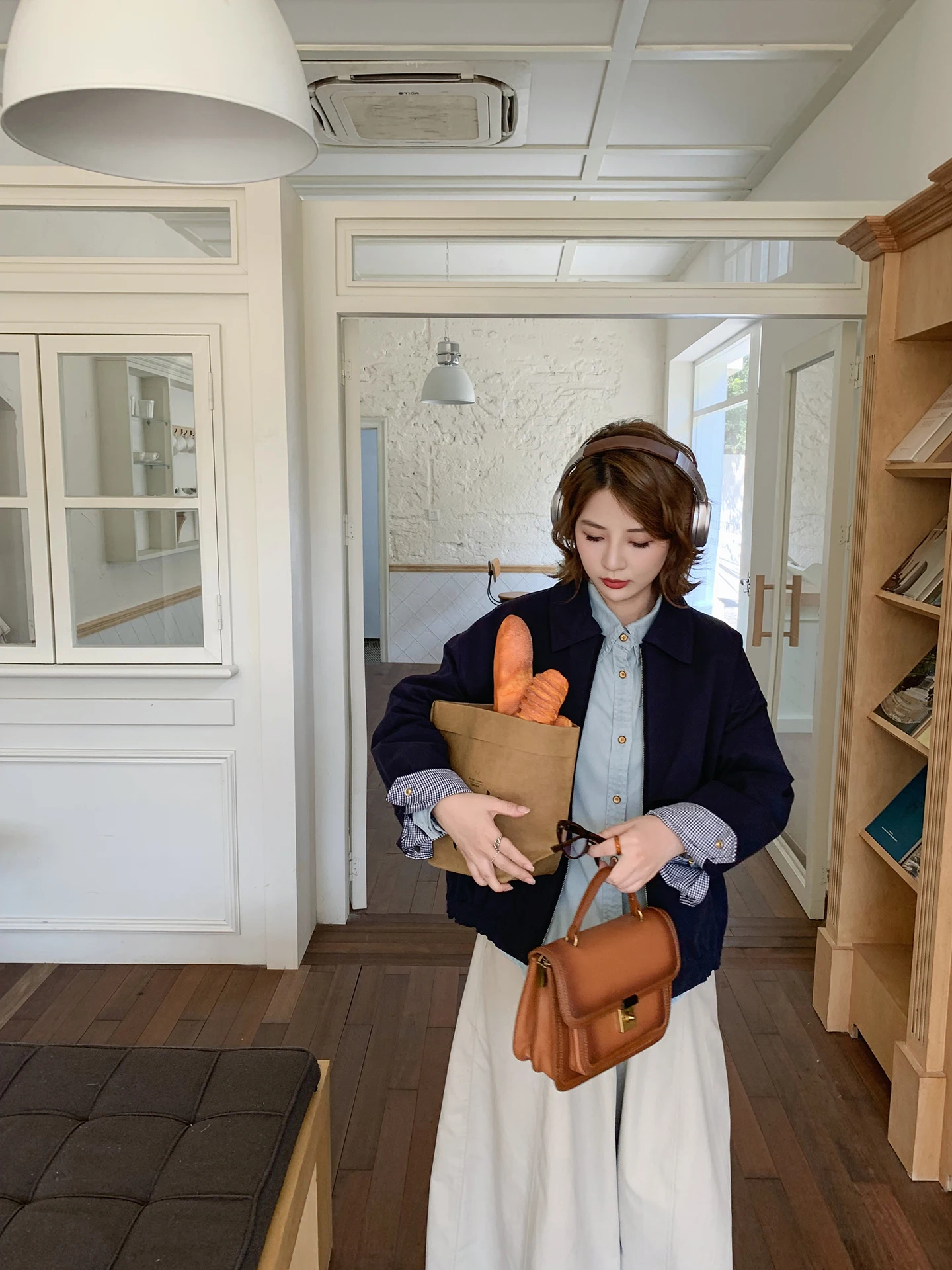 

ELINSU Винтажное женское пальто свободного кроя с отложным воротником и длинными рукавами, весна-осень, модная женская верхняя одежда