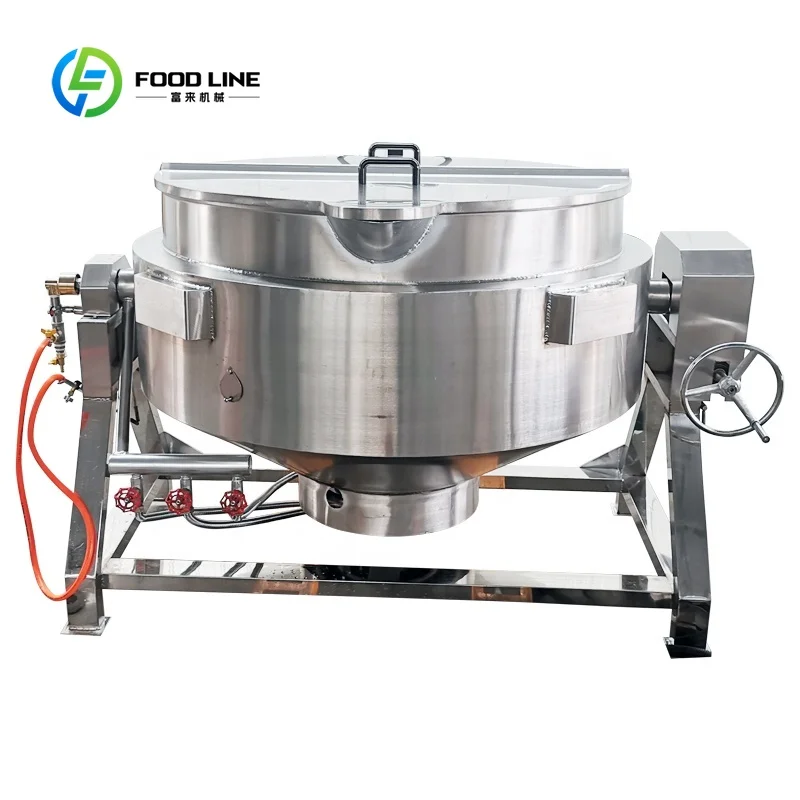 Advanced Automatic Jam Cooker With Stirrer Commercial Sugar & Caramel Cooking Machine Customized
