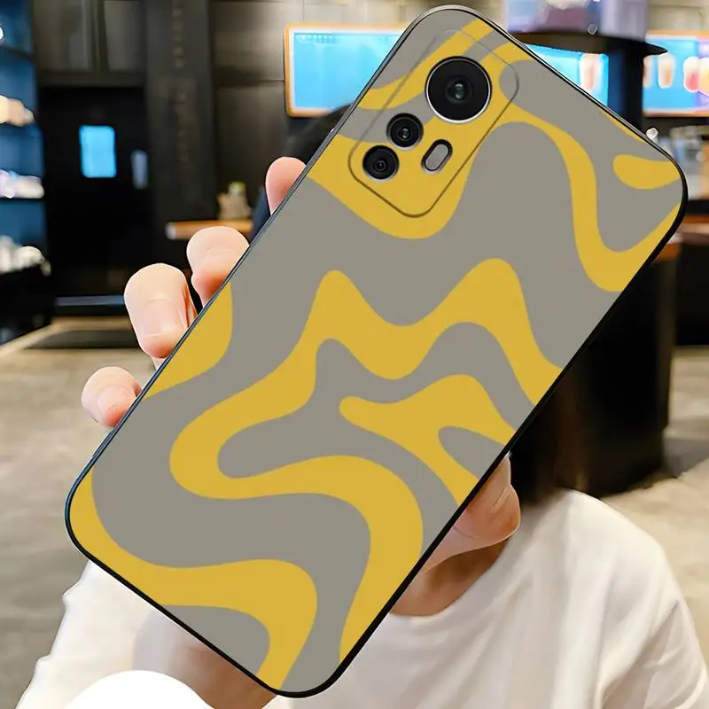 Swirl Abstract Pattern Phone Case Funda For Redmi Note 9 8 11 10 11e 10T 9S 8T 7 7A 8A 9A Pro Plus Shockproof Design Cover