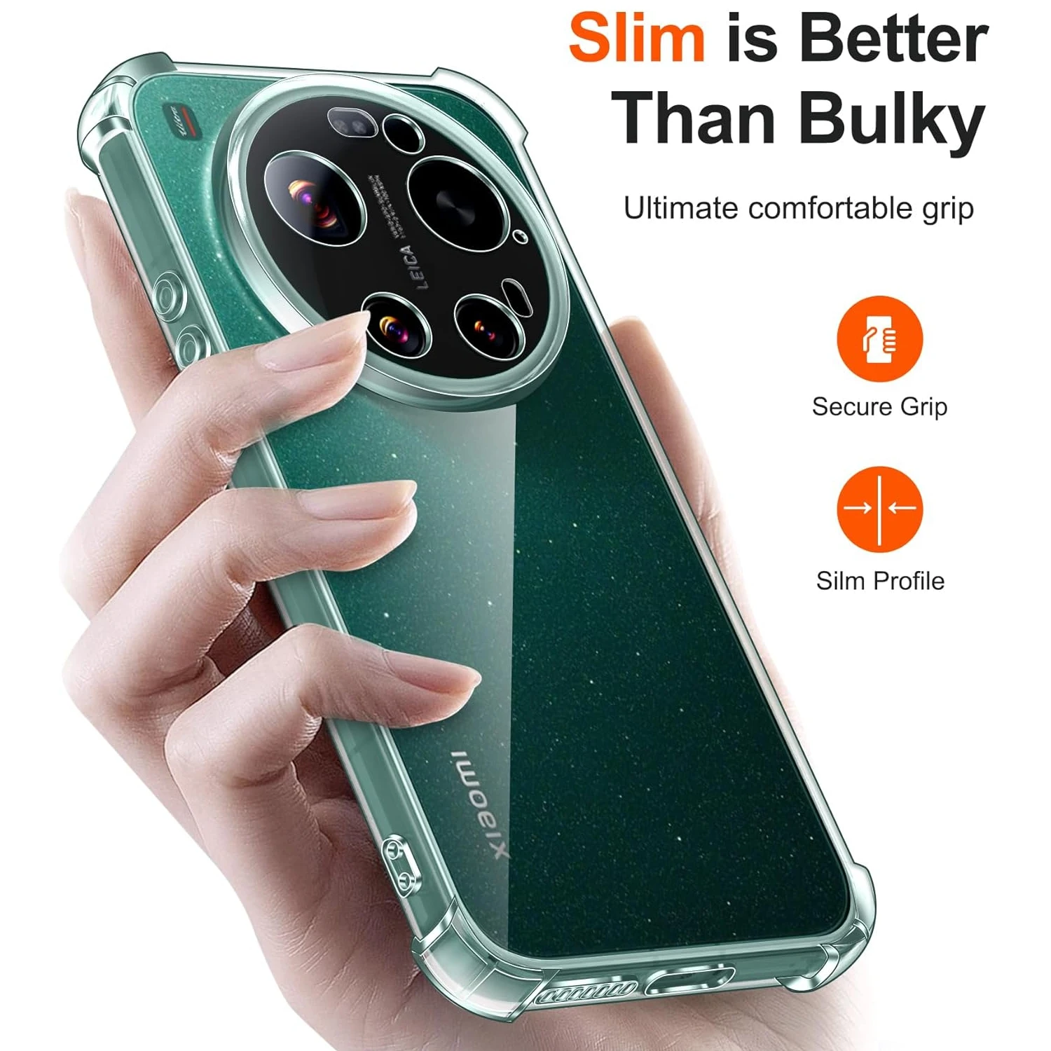 TPU Klarsichthülle für Xiaomi 17 Ultra 5G Schutzhülle Vier transparente Ecken Stoßfeste Bumper-Schale Capa Coque