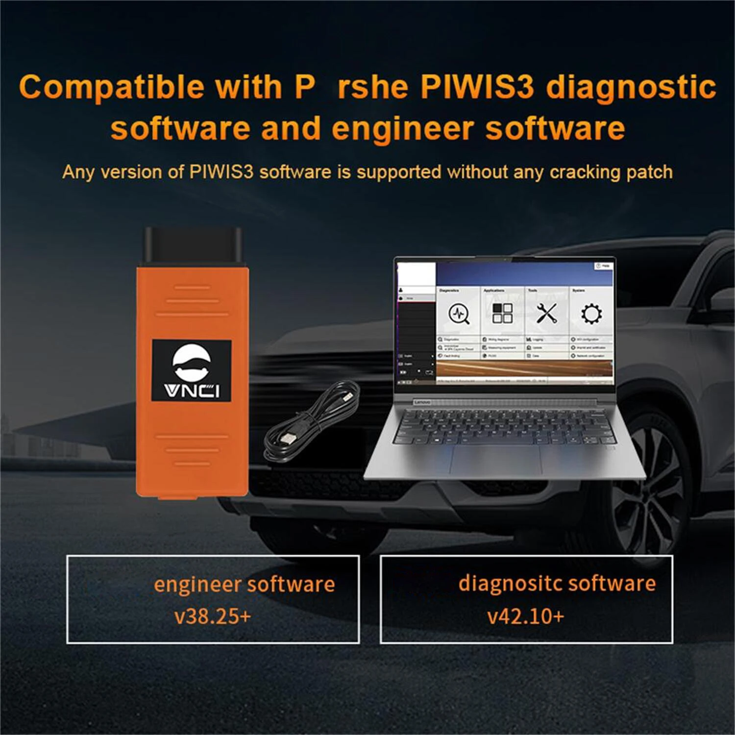 VNCI PT3G For PIWIS 3 and PIWIS 4 For Porsche Diagnostic Interface Compatible With Porsche PIWIS Software Drivers Plug and Play