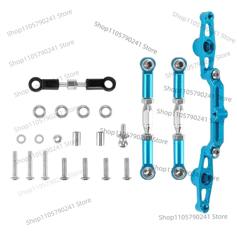New Aluminum Alloy Ball Bearing Crank Steering Set for Tamiya TT02B TT-02B 1/10 RC Car Upgrade Parts Accessories