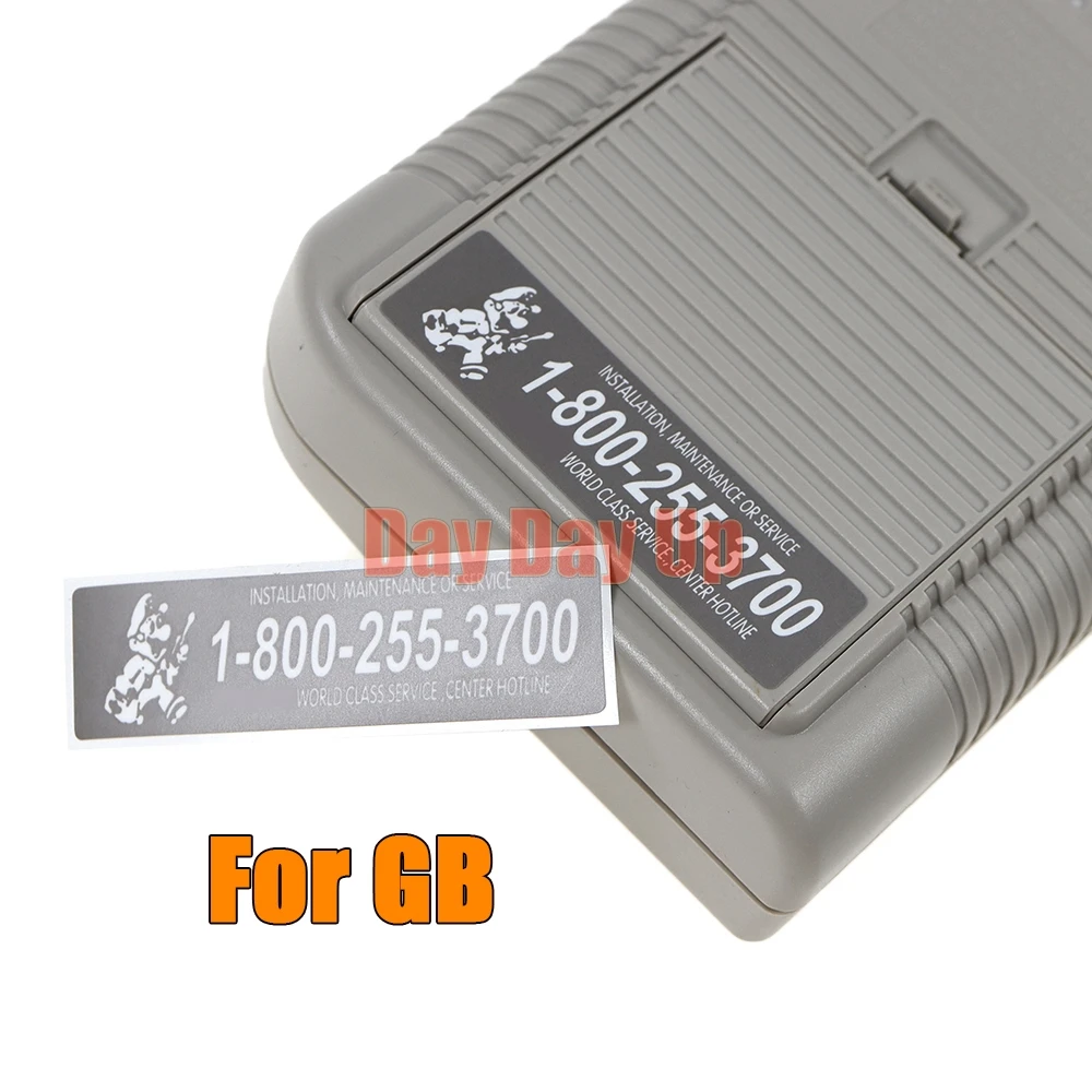 Nova substituição bateria tampa adesivo, Game Boy para GB Console, 5pcs