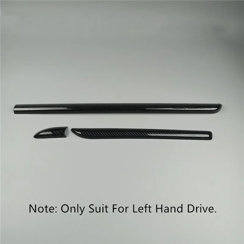 Carbon Fiber Color Car Dashboard Trim Strips Sticker for Audi A3 8V 2012 2013 2014 2015 2016 2017 2018 2019 Interior Accessories