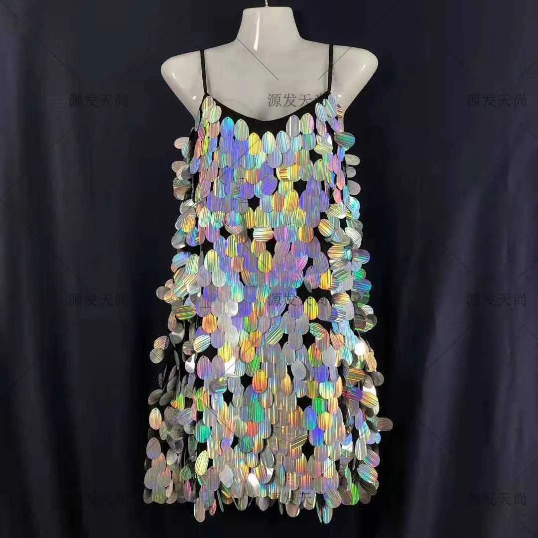 

Sexy Pink Blue Sequins Dress Glitter Beading Straps V-Neck Backless Party Stage Mermaid A-Line Vestidos Bodycon Evening Dress