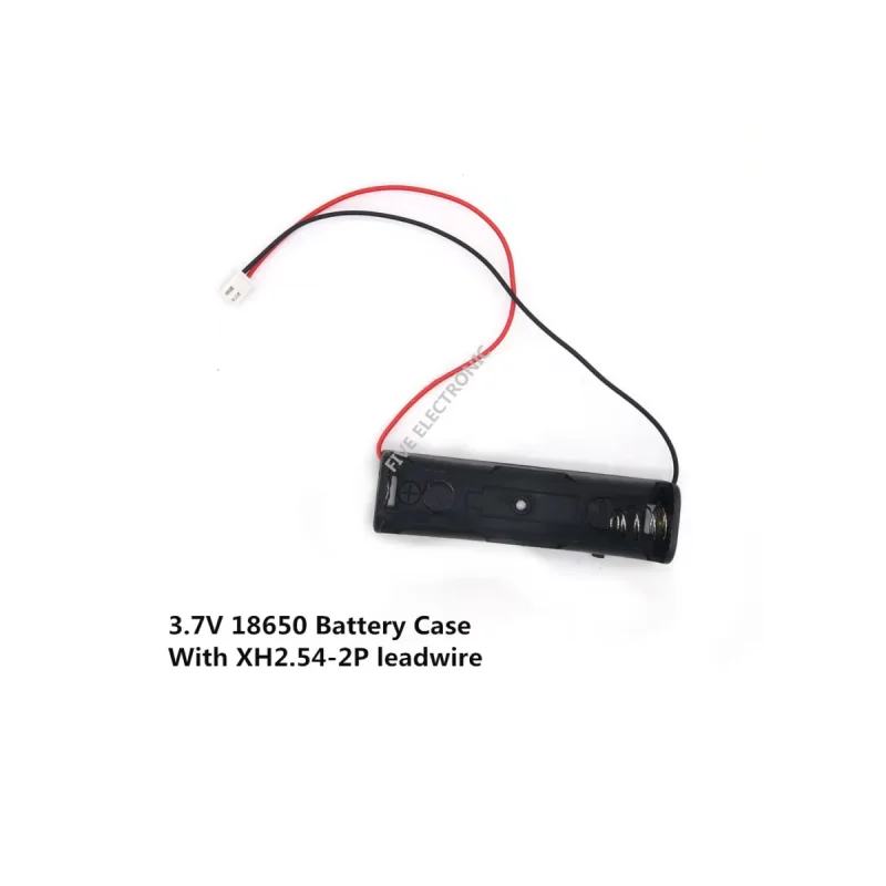 3.7V 18650 Battery Case Holder With XH2.54-2P Plug Leadwire(150mm) Batterybox