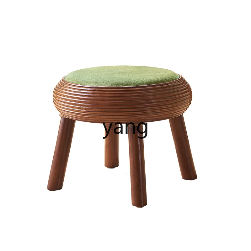 

LXL Rattan Tatami Tea Table Balcony Zen Small Tea Table round Chinese Style Bay Window Table