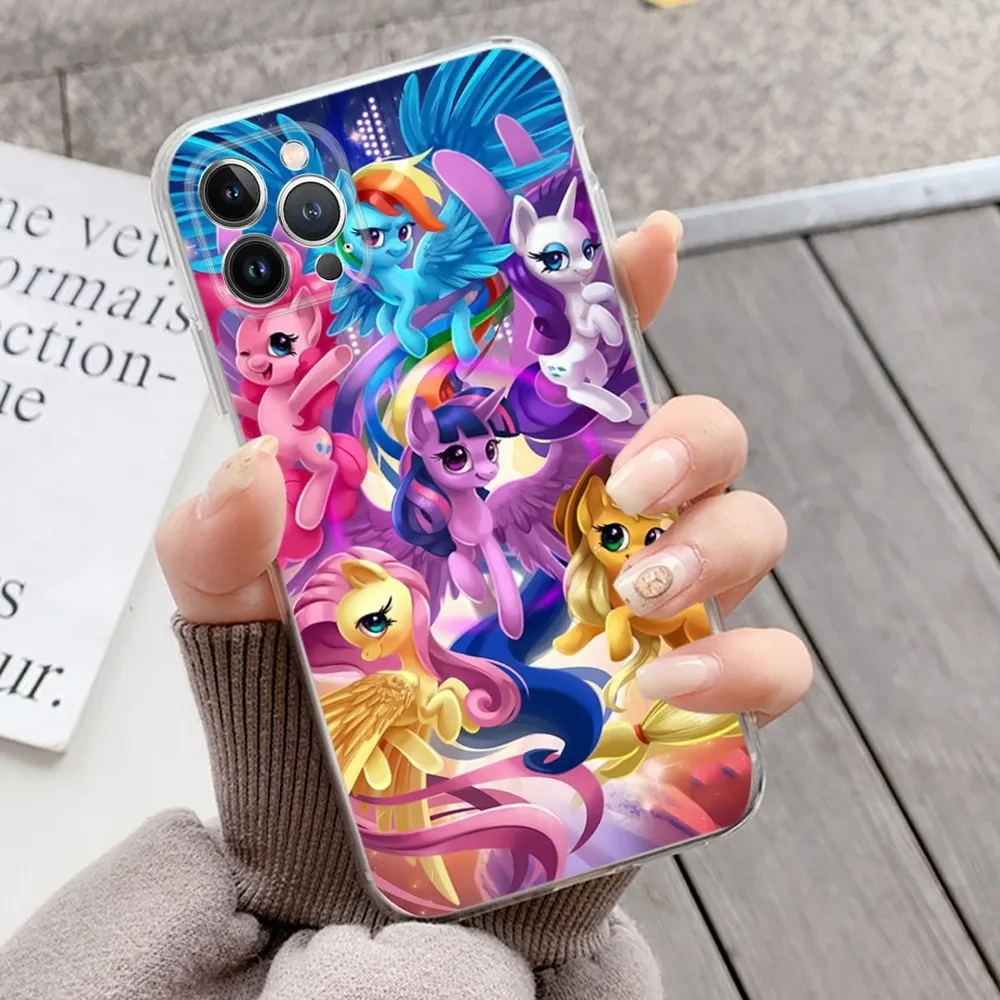 My P-Ponys L-Little Phone Case Silicone Soft for iphone 15 14 13 12 11 Pro Mini XS MAX 8 7 6 Plus X XS XR Cover