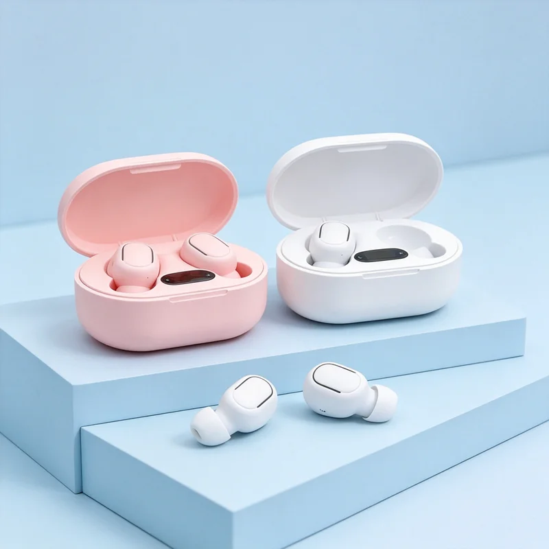 Auriculares inalámbricos Bluetooth E7S originales con micrófono, pantalla Led, auriculares Tws, auriculares Bluetooth