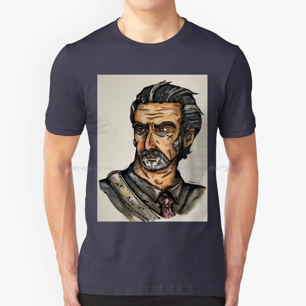 First Mate Hands T Shirt 100% Cotton Tee Ofmd Israel Hands Izzy Hands Con O Neill Hbo Max Pirates Sailor Portrait Watercolour