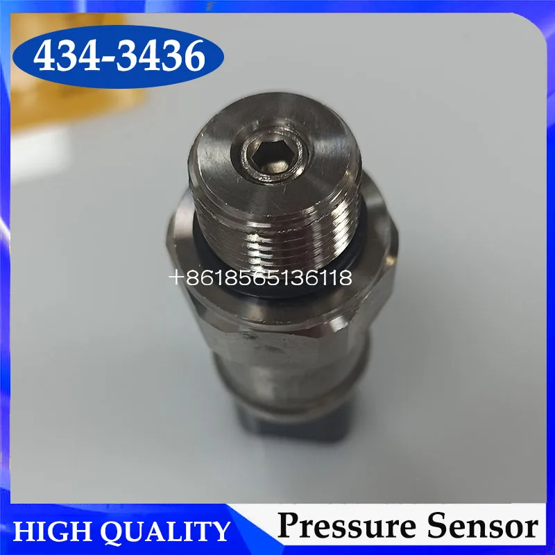 Excavator Parts 434-3436 4343436 Hydraulic Pump Main Pump High Pressure Sensor For CAT E315D 320D 323D 336D