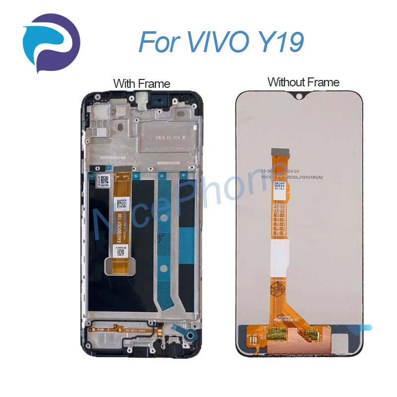 Voor Vivo Y19 Lcd-Scherm + Touch Digitizer Display 2340*1080 1915 Voor Vivo Y19 Lcd-Scherm