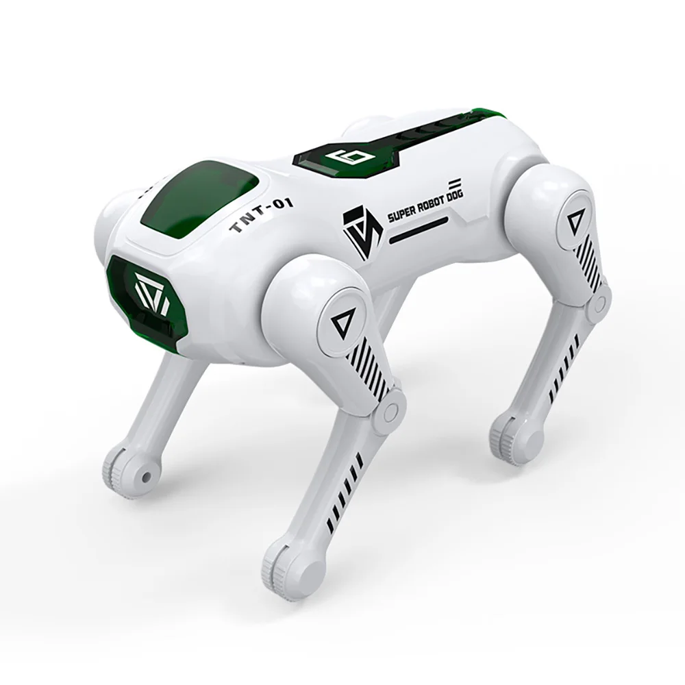 9IMOD RC Robot Dog Interactive Stunt Toy with Programming Lights Music