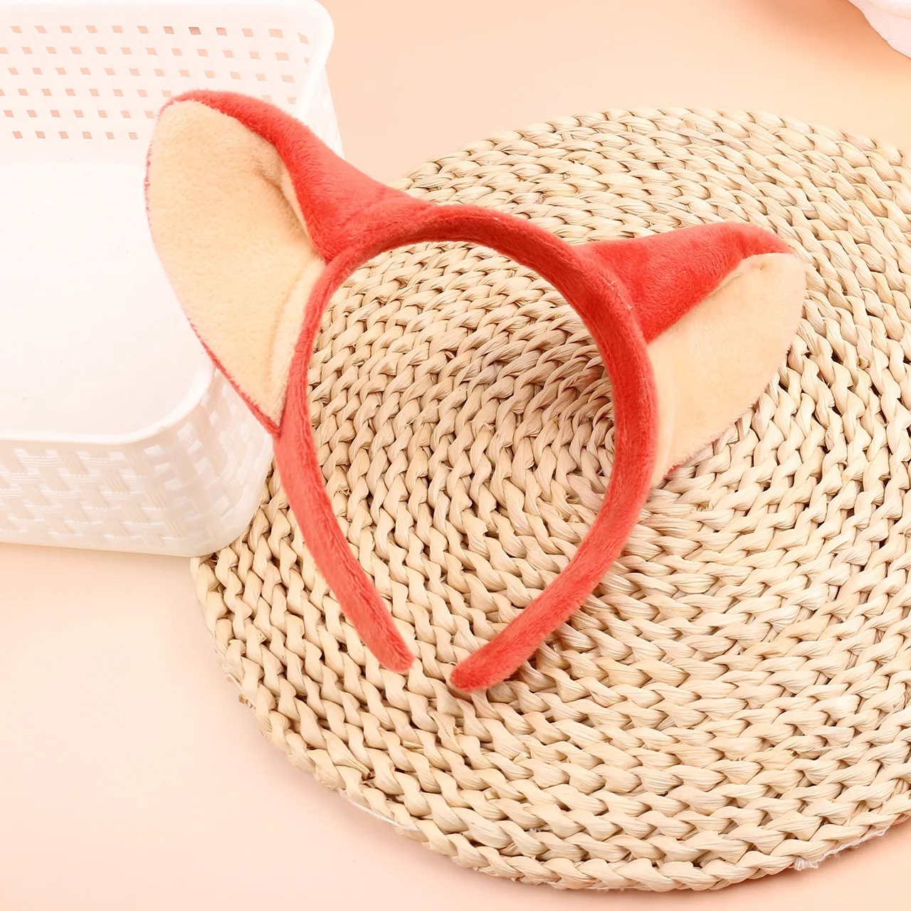 1 قطعة العصابات الشعر المخملية الكرتون الثعلب للنساء الفتيات الإناث حفلة تأثيري أغطية الرأس إكسسوارات الشعر #1