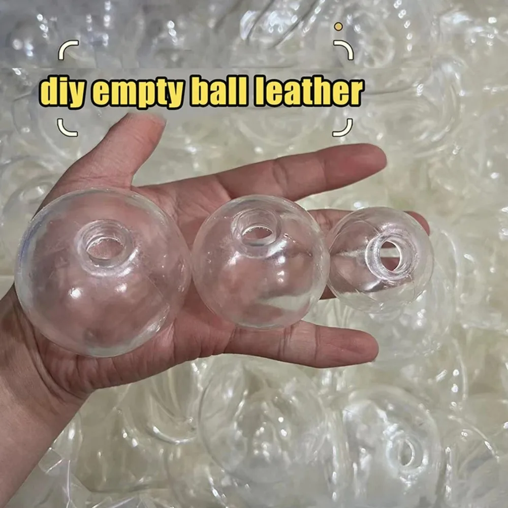 

10PCS New Empty Ball Skin TRP Casting Molds Jewelry Sphere Pinch Toy Accessory Decompression Slow Rebound DIY Mould