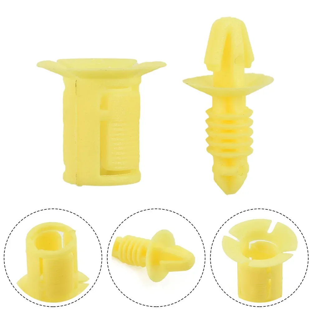 Auto Front Dash Insulator Fastener Copilot Fuse Box Covers Plate Pin Clips For Ford S-MAX Focus 1310861 1310862