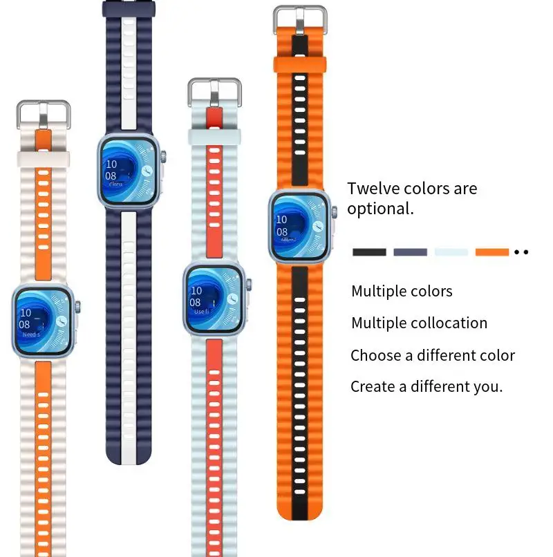 Cinturino in silicone per Huawei Watch Fit 4 Pro Cinturino sportivo abbinato ai colori alla moda per accessori Huawei Watch Fit 4/3