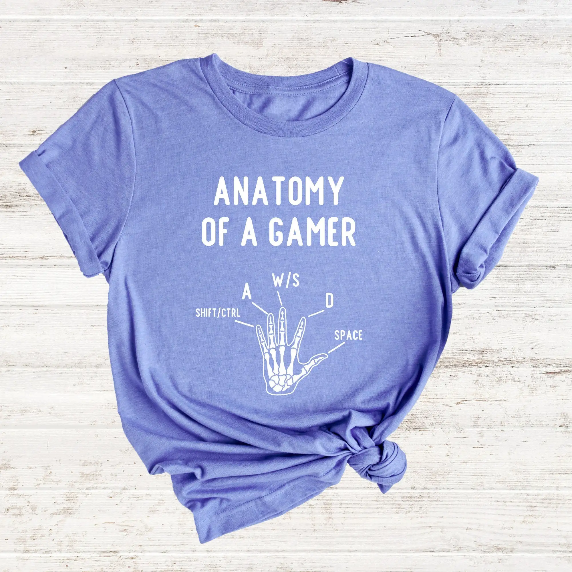 Anatomy Of A Gamer T Shirt Computer Video Game For Boyfriend Funny Boys