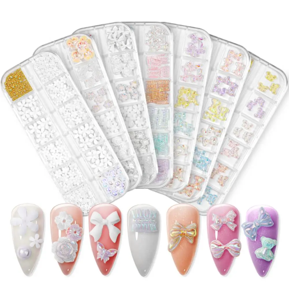 Grade de unhas arte glitter strass cristal gemas jóias grânulo manicure decoração acessórios suprimentos de unhas para profissionais