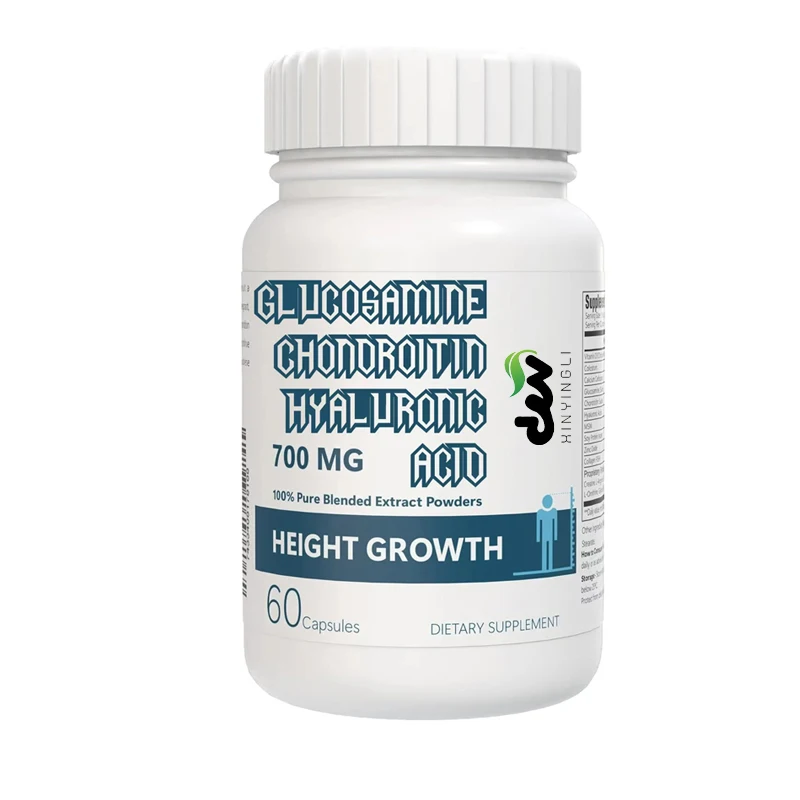 

Комплекс для поддержки суставов и роста в высоту, содержащий глюкозамин и хондроитин сульфат, без глютена, без ГМО, вегетарианский.