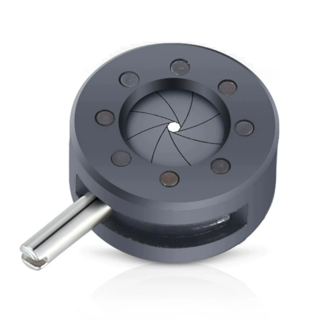 0.3-6mm Mechanical Diaphragm Continuously Variable Iris Integrated Aperture Stop Microscope Camera Laser Optical Light Module
