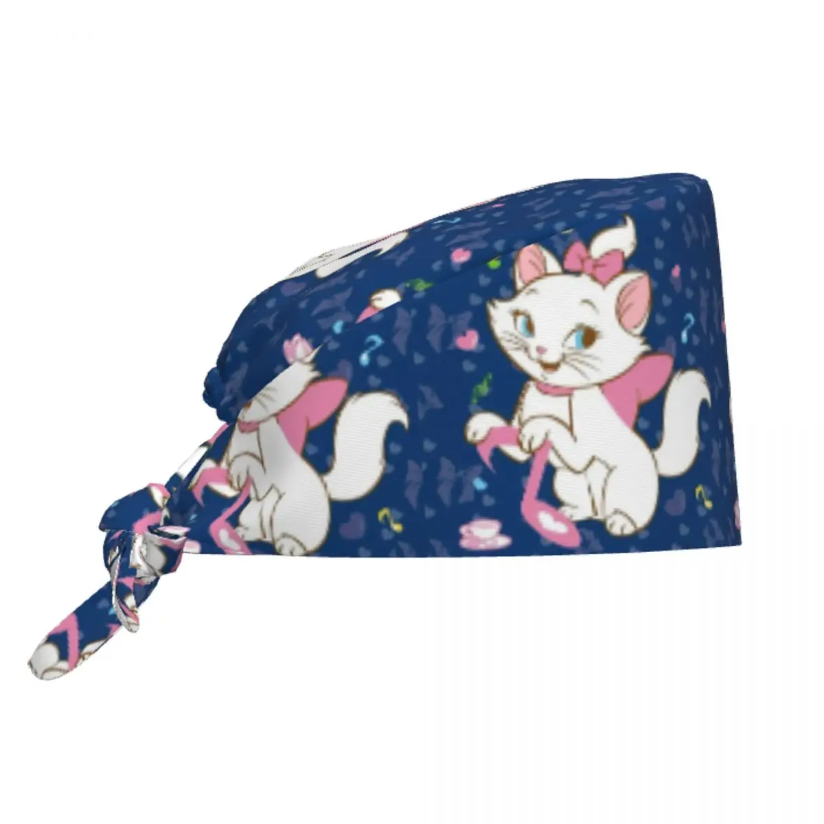 

Custom The Aristocats Cleaning Working Cap Comfortable Unisex Scrub Cap Surgicals Hat Nurse Scrubs Hat Nurse