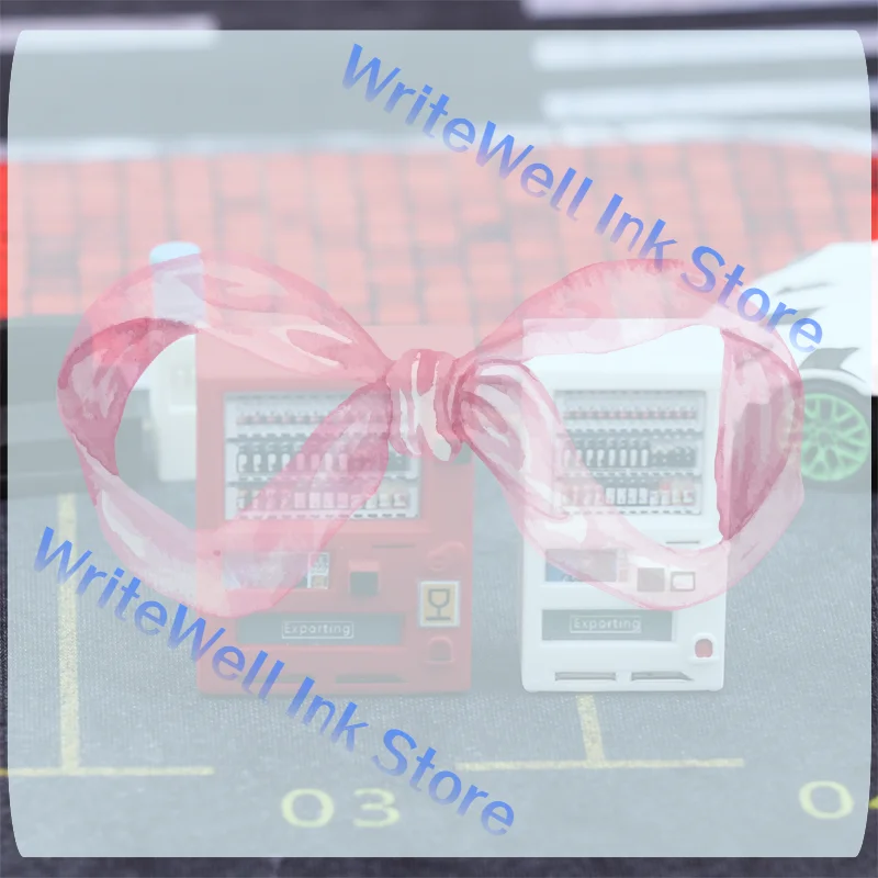 

1Pc 1/64 Beverage Vending Machine DIY Handmade Miniature Scene Model Scene Ornaments And Collectibles