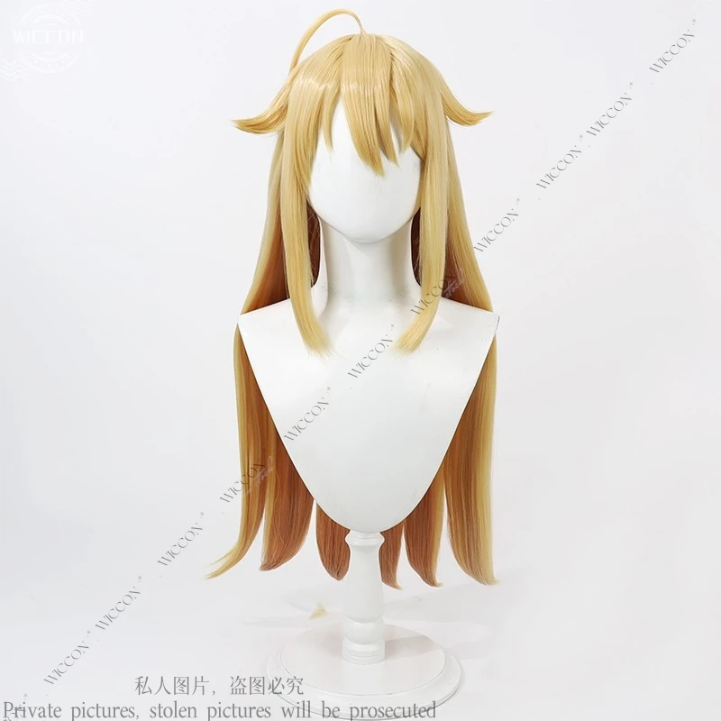 Koshi Torako Anime My Deer Friend Nokotan Cosplay Wig Yellow Long Hair Shikanoko Nokonoko Koshitantan Halloween for Women