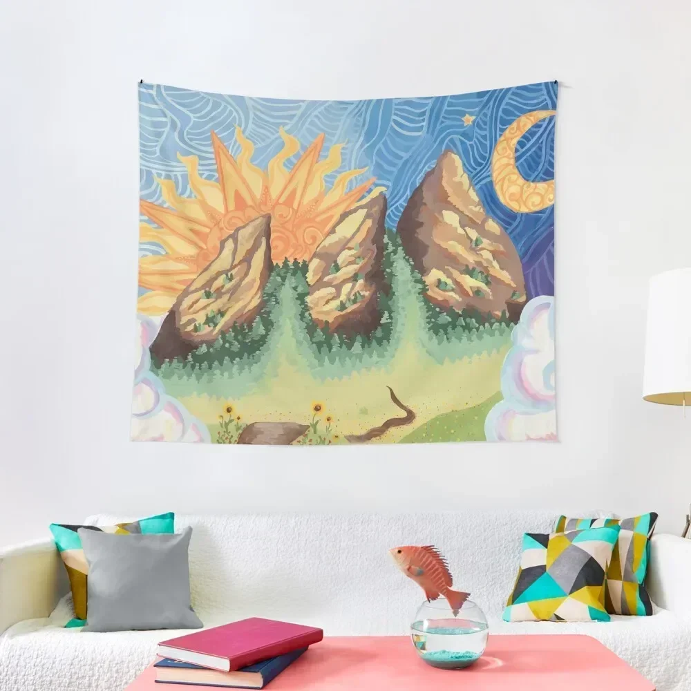 under the flatirons table Tapestry Bedroom Decor Aesthetic Room Decorations Room Decorations Aesthetics Tapestry