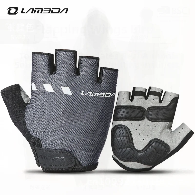 

Lampada Unisex Bicycle Riding Gloves Half Finger Wear-Resistant Non-Slip Breathable Outdoor Sports Fitness Gloves