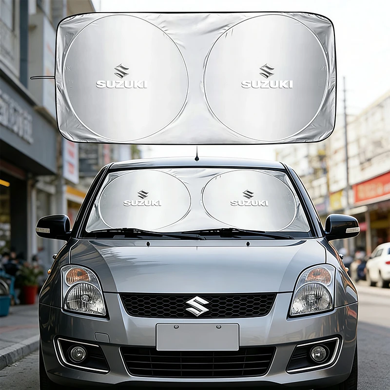 

Car Windshield Sunshade Cover Sun Visor UV Protector Accessories For Suzuki Swift Vitara Baleno Jimny Samurai Ignis DZire Splash