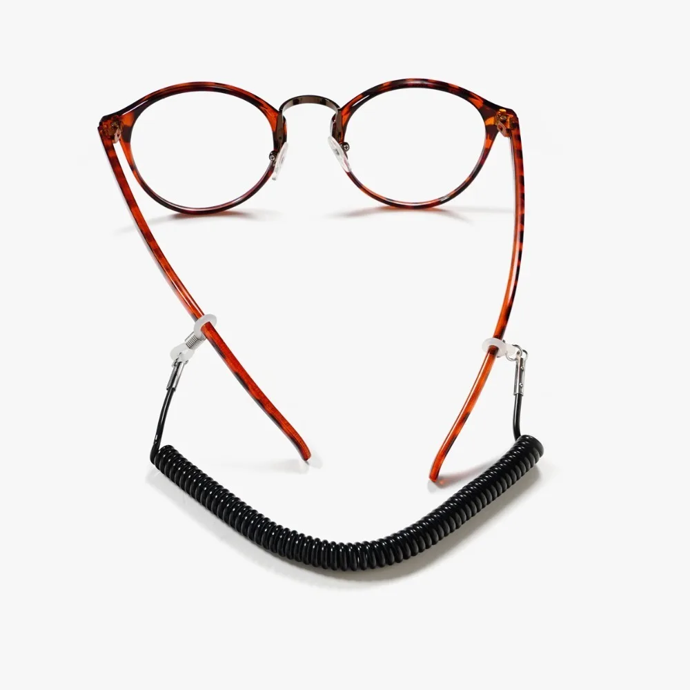 Portable Elastic Eyeglass Rope Anti Detachment Antiskid Eyeglass Chain Buckle Lanyard Holder Home